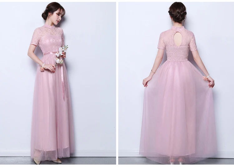 Бургундское платье подружки невесты розовое Vestido Azul Marino длинное платье из тюля для свадебной вечеринки без рукавов с v-образным вырезом сексуальное платье для выпускного вечера