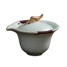 Керамическая чашка для чая 90 мл Gaiwan китайский чайный набор кунг-фу контейнер мастер чашка винтажная чайная супница посуда для напитков чайная посуда коллекция декора