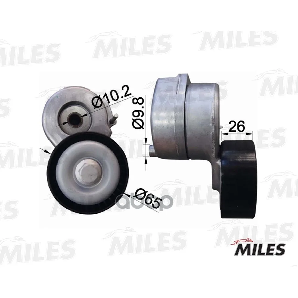 Натяжитель Ремня Приводного Opel/Fiat/Suzuki 1.3d 03- Miles Ag00045 Miles арт. AG00045