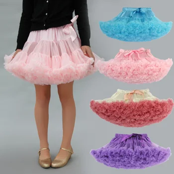 

(LLT066) High Quality Lolita Sweet Skirt for Women/Kids Solid Color All-match Fold Princess Cake Skirts