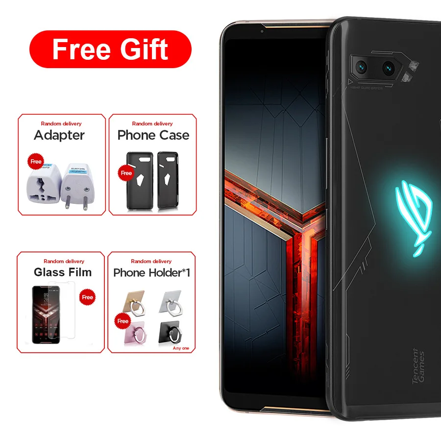 Asus ROG Phone II ZS660KL мобильный телефон с двумя sim-картами 12 Гб 1 ТБ Snapdragon855 + 6 59 &quot1080x2340 6000