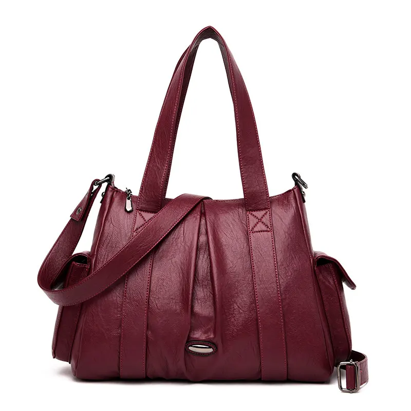 

Women Leather Bags Women Luxury Handbags Women Bags Designer Crossbody Bags for Women Shoulder Bags Female Retro Tote Designer