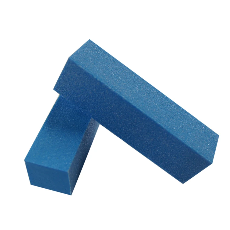 10 шт./компл. шлифовальная Шлифовальная Пилка Для ногтей Полировщики для ногтей Файлы Блок шлифовальный маникюр с полировкой ногтей, для маникюра - Цвет: blue