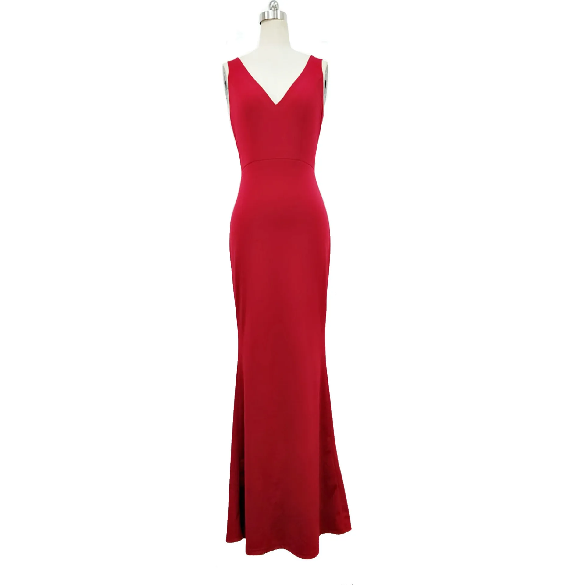 BacklakeGirls Robe De Soiree сексуальное вечернее платье с v-образным вырезом без рукавов, бордовое атласное вечернее платье, длинное формальное элегантное платье Abendkleider
