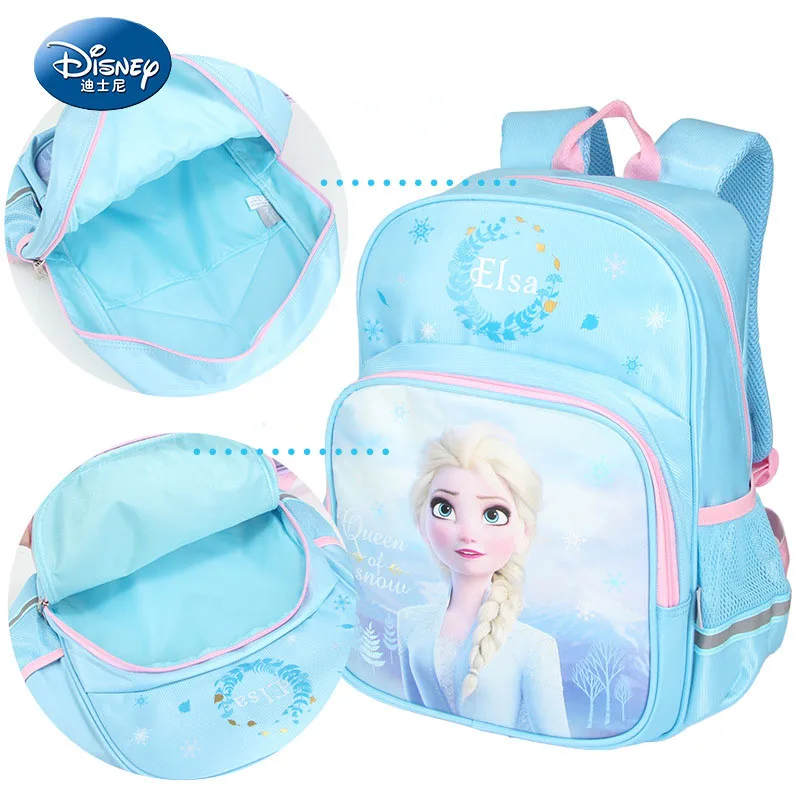 Disney Princess Girl Backpack Frozen Snow Queen Elsa Schoolbag