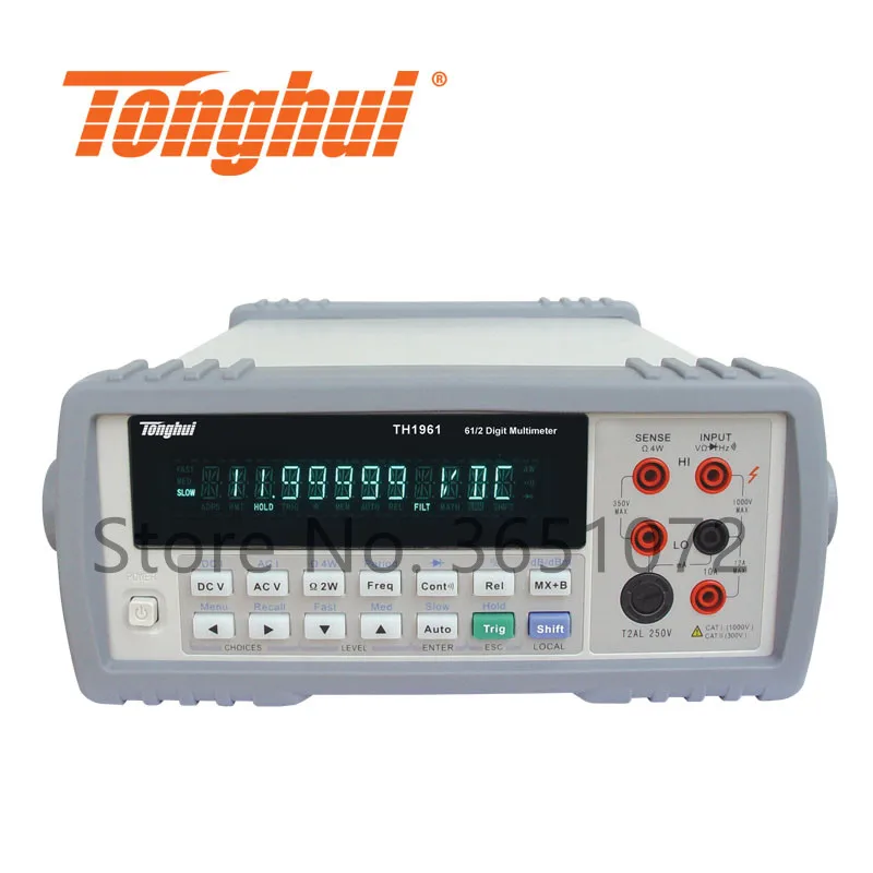 

TH1961 Tonghui Digital Multimeter 6 1/2 Multimeter VFD Display