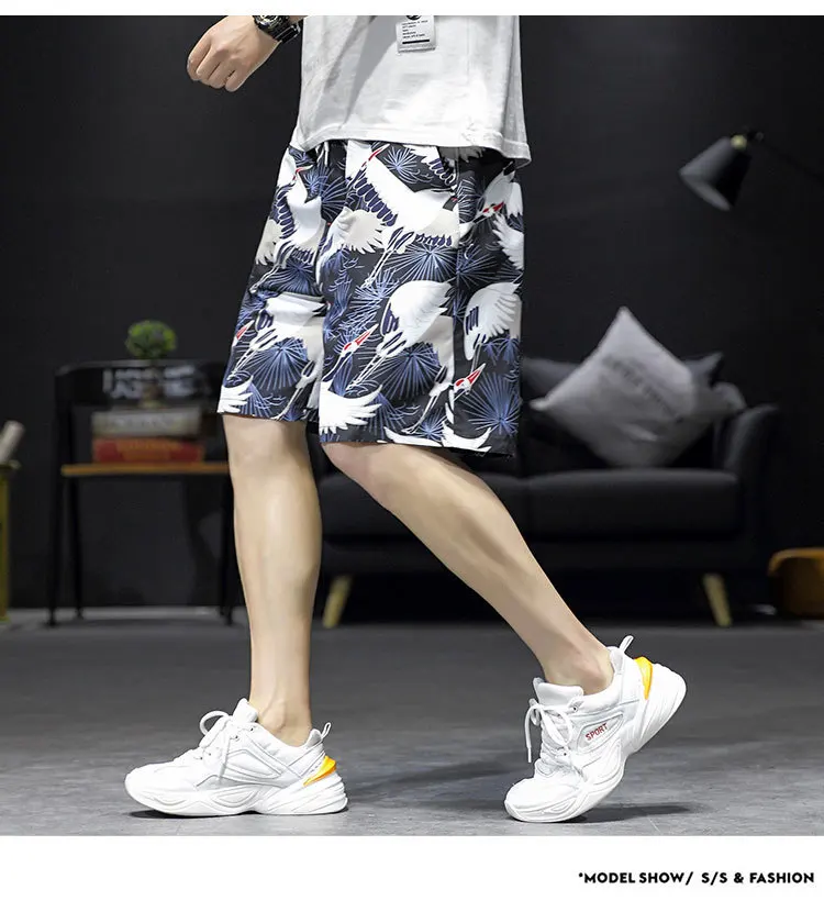 Stijlen Boardshort Losse Trekkoord Zomer Mannen En Vrouwen пляжные шорты для будущих мам Gedrukt нитка/переработка отходов Мужские Шорты для купания Рубашки домашние Korte Homme