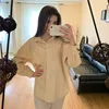 HziriP Women Blouses 2022 Spring Solid Blouse Loose Casual Vacation All-Match Women Tops Shirts Blusas Camisas Mujer 4 Colors ► Photo 1/6