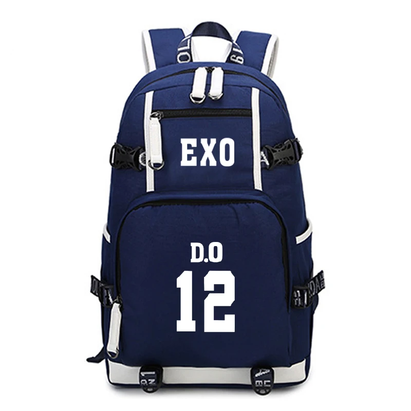Kpop EXO рюкзак подростковый школьный рюкзак модные школьные рюкзаки детские дорожные рюкзак для ноутбука