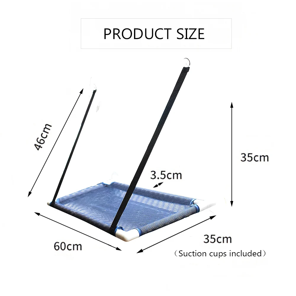 Кошачий оконный окунь гамак кровать охлаждающая дышащая сетка колода окна присоски сиденье Летний комбинезон для кошки котята