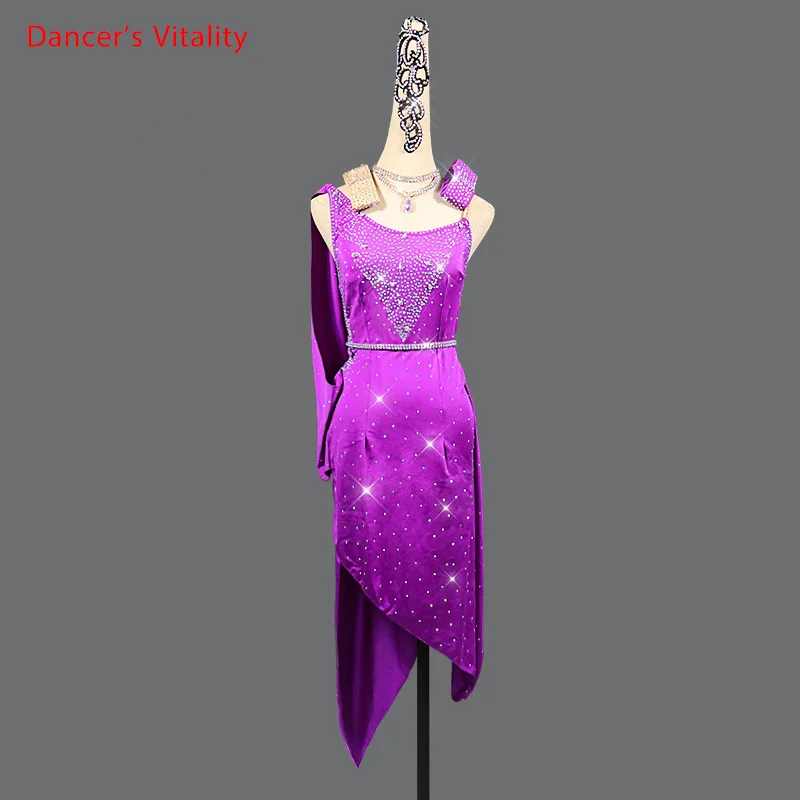 purple professional dress