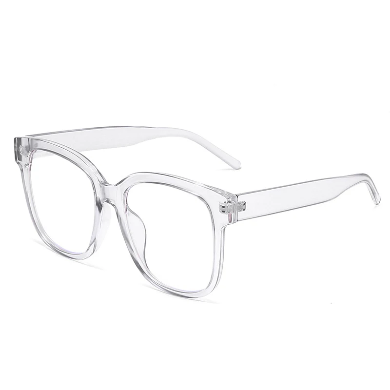iboode Oversized Anti Blue Ray Glasses Retro Women Men Computer Protection Optical Spectacle Transparent Myopia Eyeglasses Frame