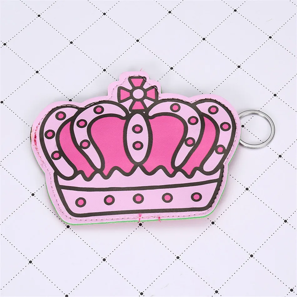 Crown Vogvigo, Мультяшные кошельки для девочек, женские мини-кошельки, милый держатель для карт, кошелек для девочек, Детский кошелек на молнии, кошелек для малышей - Цвет: Crown