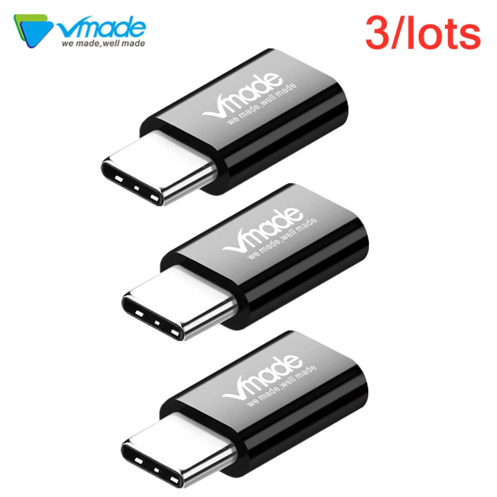 

3/lots support drop shipping Micro USB Male to Type C Female Adapter Converter Connector for Phone amsung Huawei P20 Lite Honor