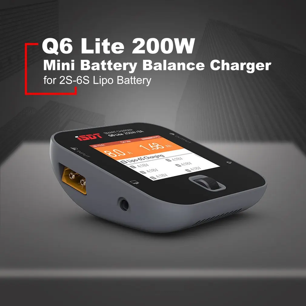 ISDT Q6 Lite 200 Вт 8A/Q6 Pro 300 Вт 14A Мини карманный Lipo аккумулятор зарядное устройство для Lilon LiPo LiHV NiMH Pb RC модели DIY