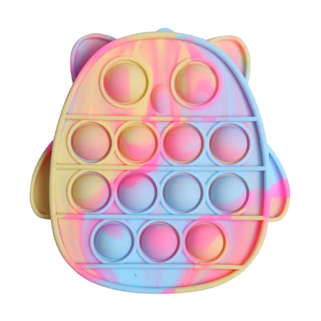 New Popit Mini Money Wallet Fingertip Toys Push Bubble Popite Pendant Bag Hot Sale Adult Decompression Toys Children Anti-Stress caotouying 02