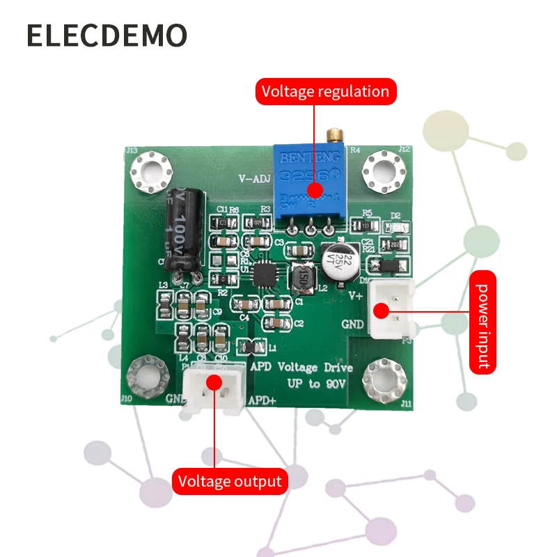 Avalanche diode drive APD drive Photodetection APD dedicated power supply High e