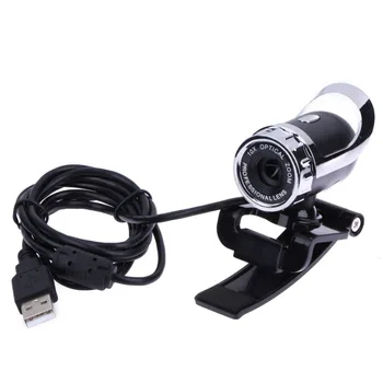 

Computer Accessory Webcam High Definition Camera Web Cam 360 Degree Webcam Usb Mic Clip-On For Laptop Desktop Built-in Microphon