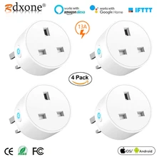 WiFi Buchse Smart Stecker UK Wireless Extender Remote Outlet Adapter Energie meter Smart Home Automation Alexa Google Kompatibel