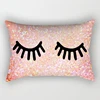 30x50cm Fashion Eye Lash Pillowcover Rectangular Pillow Throw Cushion Cover Home Decoration Sofa Decor ► Photo 3/6