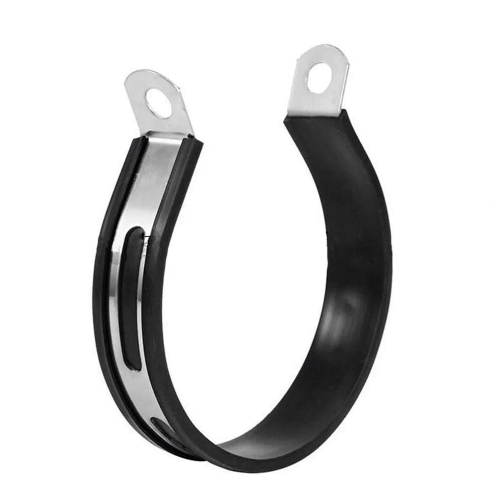 Strap Easy Install Exhaust Muffler Silencer Durable 11cm Dia Mount Round Hanger Clamp Hanging Bracket Motorcycle Accessories