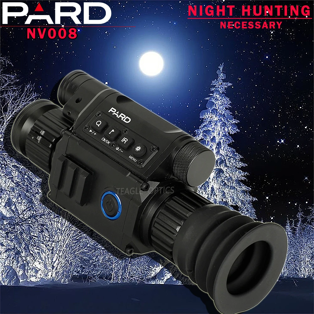 

PARD NV008 Infrared Night Vision Scope Wifi APP 6.5-12X IR night Vision Riflescope 5w 850nm NV Monocular adjustable Picatiny