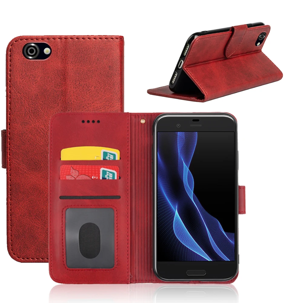 MKS чехол для Sharp Aquos R SHV39 SH 03J из мягкого силикона PU кожаный флип телефона с