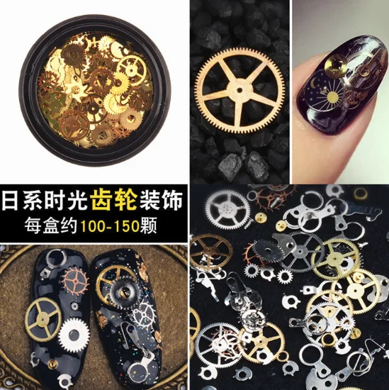 

120Pcs Mixed Steampunk Cogs Gear Clock Charm UV Frame Resin Jewelry Fillings DIY