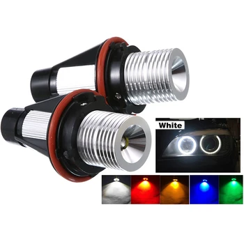 

2pcs LED Angel Eyes Light Bulb Car LED Parking Lights Lamp for BMW E39 5W 12V Auto Car Lights