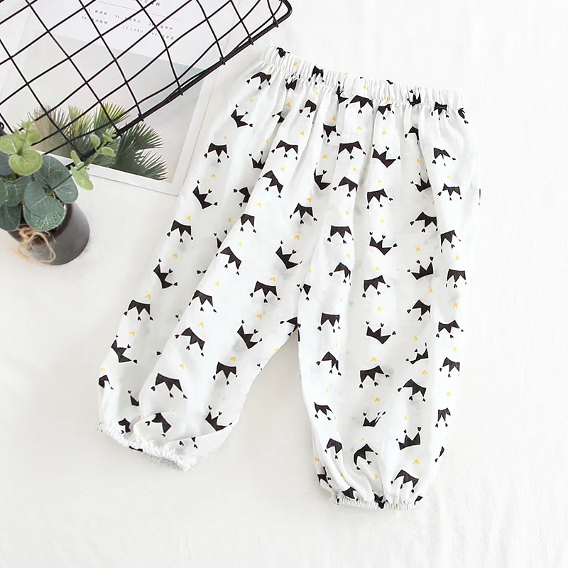 

Phuoc Meow 2019 Summer New Style Children Anti-mosquito ku bao Cotton Type Bloomers Home Pants