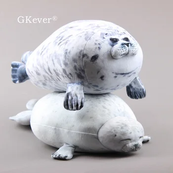 

50 cm Chubby Seal Pillow Throw Plush Pillow Cushion Cute Soft Stuffed Toy Dolls Big Size Kids Gift