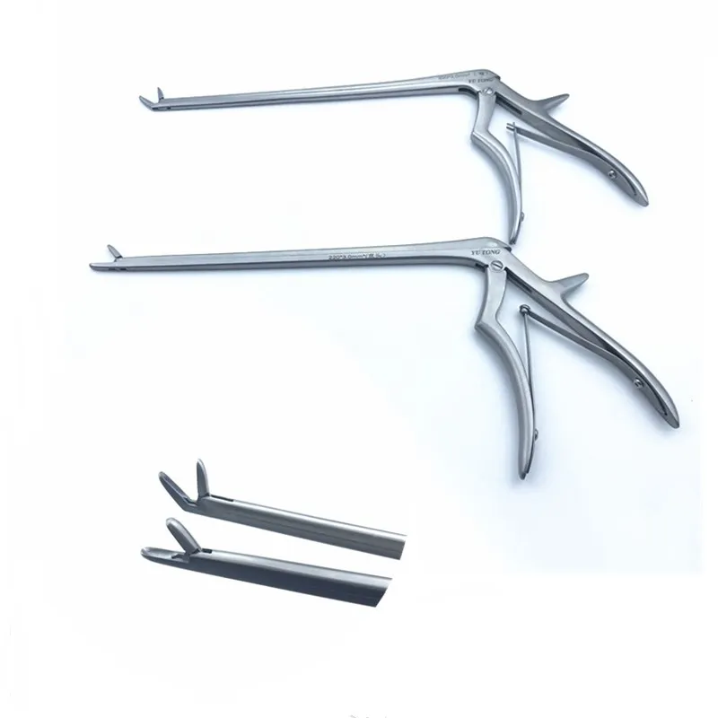 Pinzas de cabeza recta de 220mm, pinzas de núcleo pulposus, pinzas para huesos, instrumentos ortopédicos de veterinaria