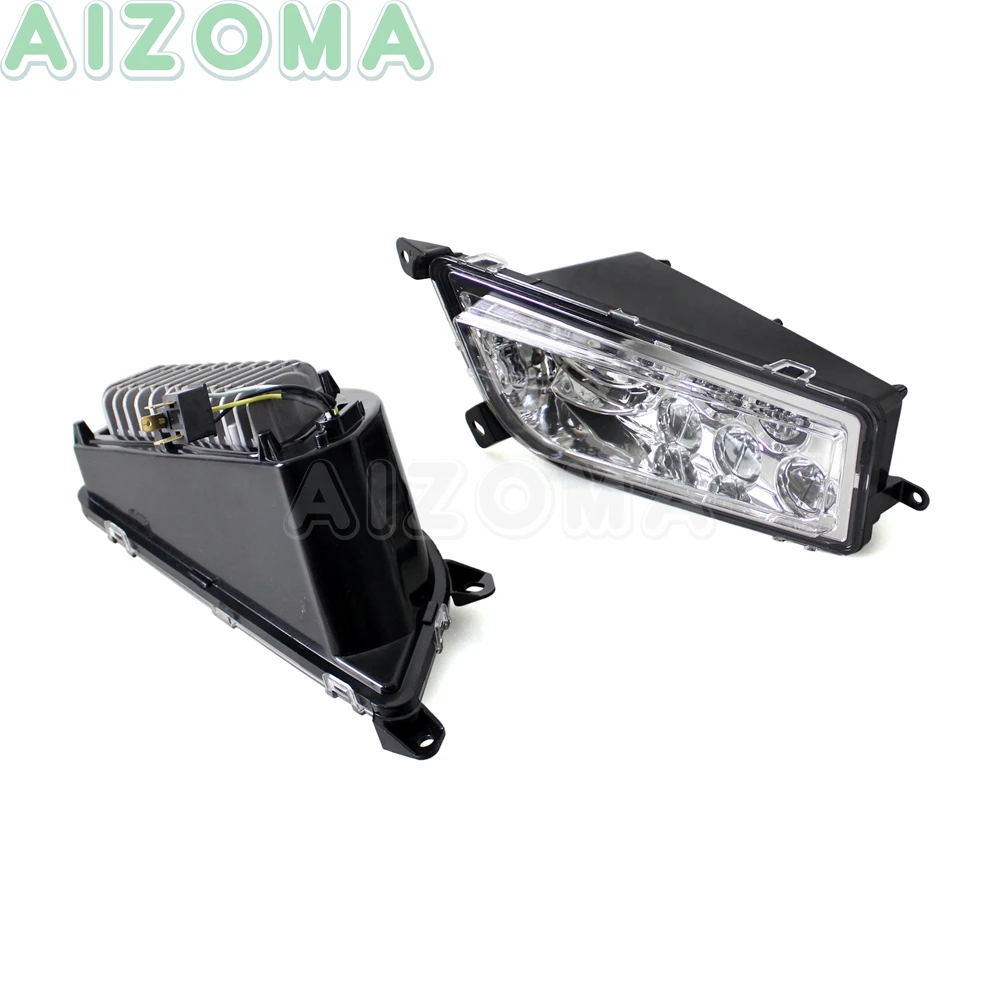 UTV правый+ левый светодиодный передний DRL фары для Polaris RZR 900& RZR 1000 S/XP- Atv ходовые сигнальные фары