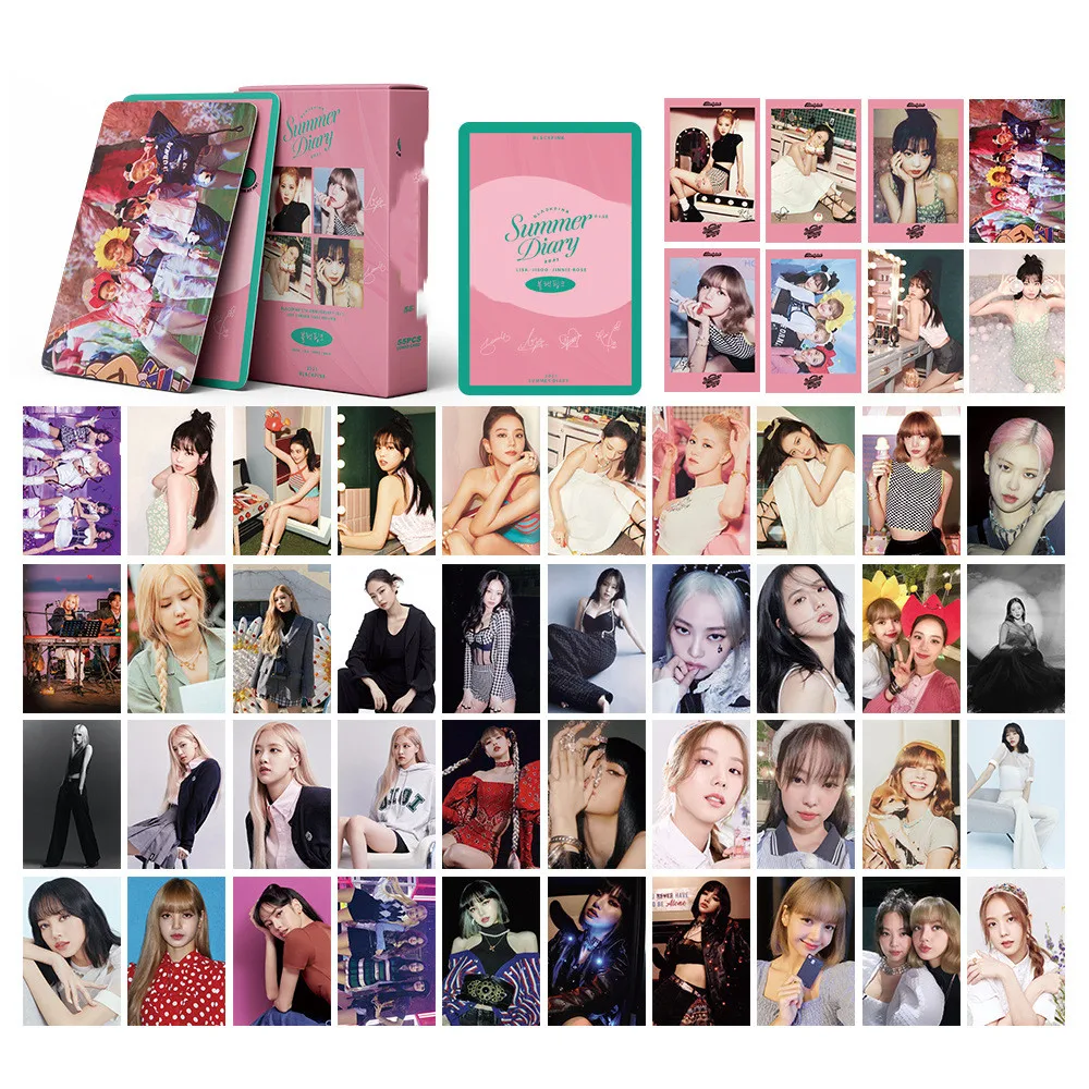 KPOP Album Self Made Paper Lomo Card Photo Poster HD Photocard 54pcs/Set Summer Diary Fans Collection | Канцтовары для офиса и