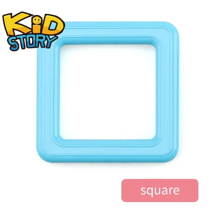 square Мини-конструктор из одного кирпича, Магнитный конструктор, дизайнерские игрушки, 3D Строительные блоки для раннего обучения, DIY Кирпичи для детей, магнитные плитки - Цвет: square
