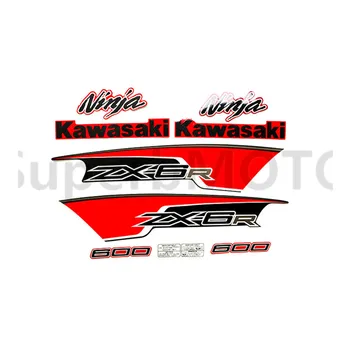 

Motorcycle Fairing Stickers Decal For Kawasaki Ninja ZX6R ZX-6R 2012 3M Sticker Whole Car Sticker