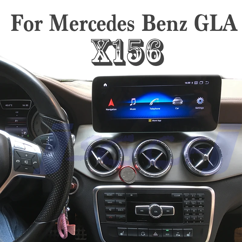 Автомобильная стерео аудио-навигация GPS CarPlay 10 25 12 3 для Mercedes Benz GLA 180 200 220 250 450 MB X156 NTG