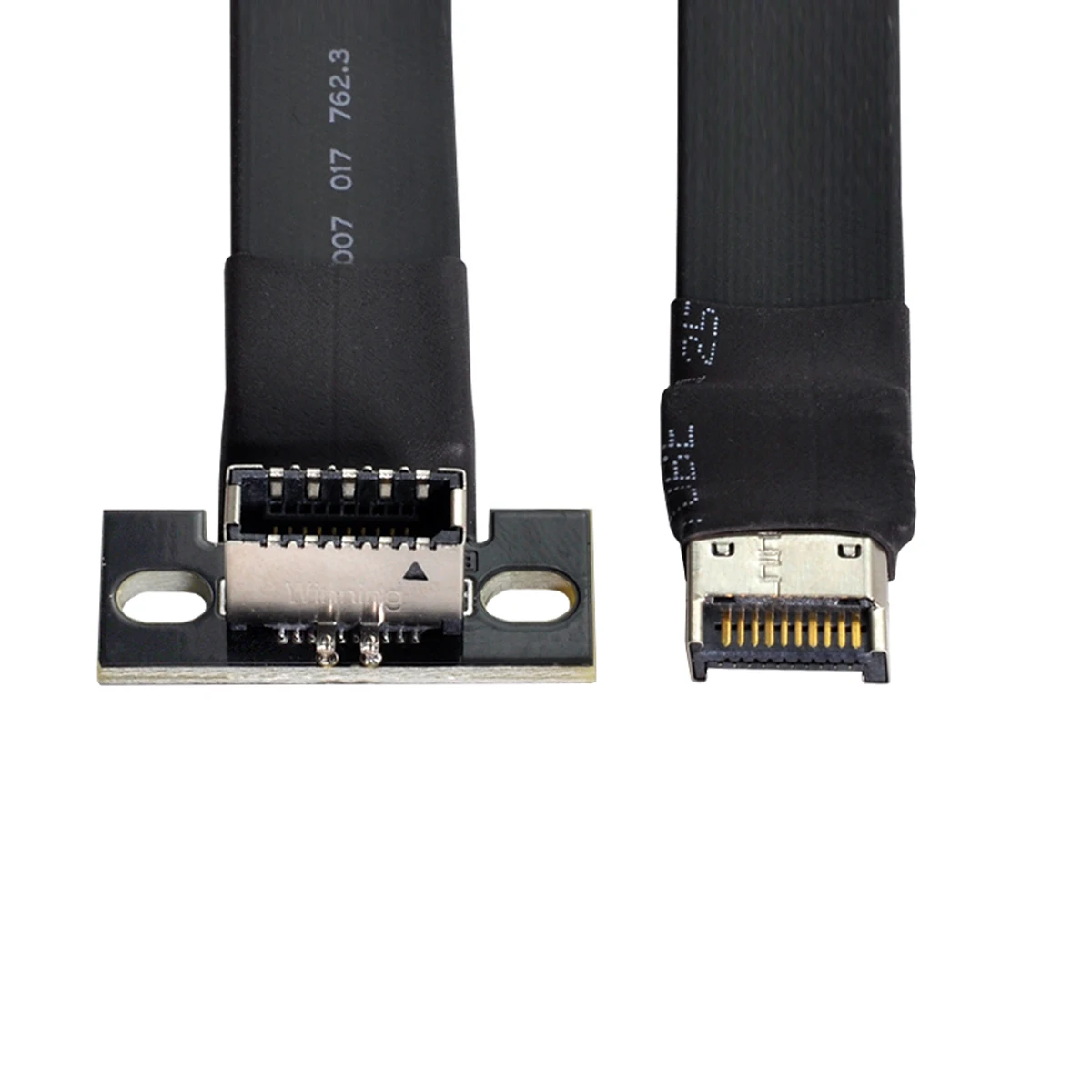Chenyang 50cm USB 3.1 Front Panel Header Male to Female Type-E Motherboard Extension Data Cable usb 3 1 front panel header type e male to usb c type c female expansion cable 30cm computer motherboard connector wire cord line
