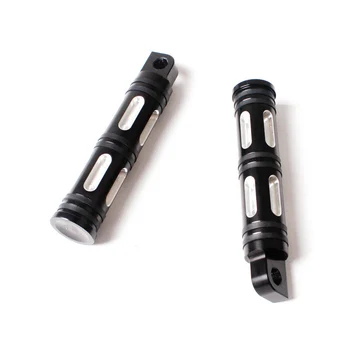 

Universal Footpeg Foot Rests For Harley Davidson Touring Sportster 883 1200 Dyna Softail Black Motorbike Accessories