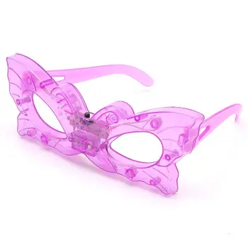 

Light Up Glasses ,24 Pack 4 Color Light Up Plastic Butterfly Shutter Shades Glas Superior Quality