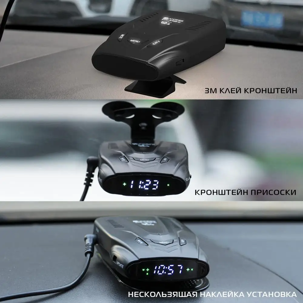 RUCCESS 2 в 1 антирадар анти радар детектор для автомобиля россии с gps антиродарры X K La