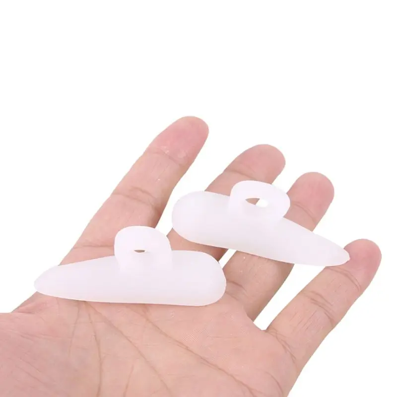 2Pcs Hammer Toe Treatment Tools Soft Gel Splints Feet Toes Correctors Separator M89F