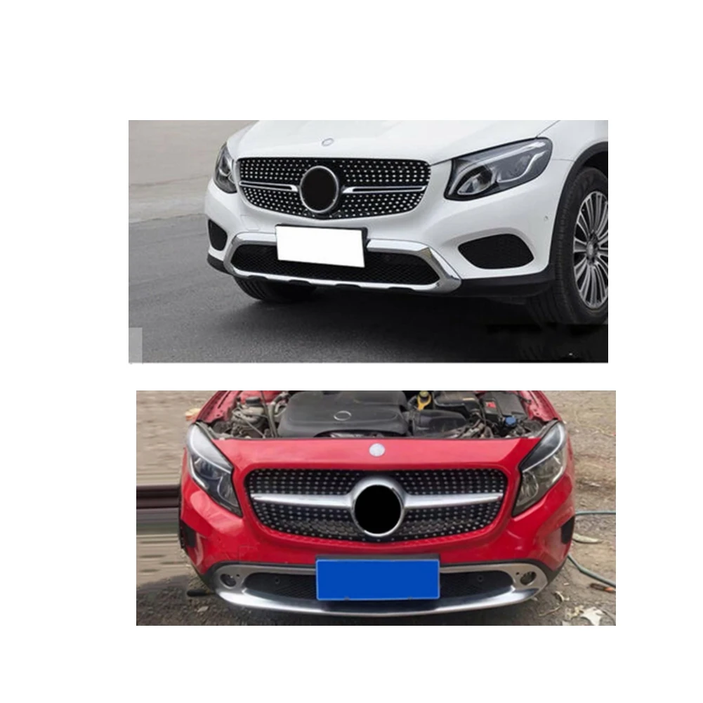 Алмазная решетка подходит для GLA класса X156 гриль GLA200 220 GLA250 ABS сетка радиатора