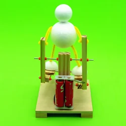 Kit de machine elliptique en bois à assembler, jouet scientifique stepper en bois, aide à l'enseignement des sciences, créativité créative, cadeaux pour enfants 