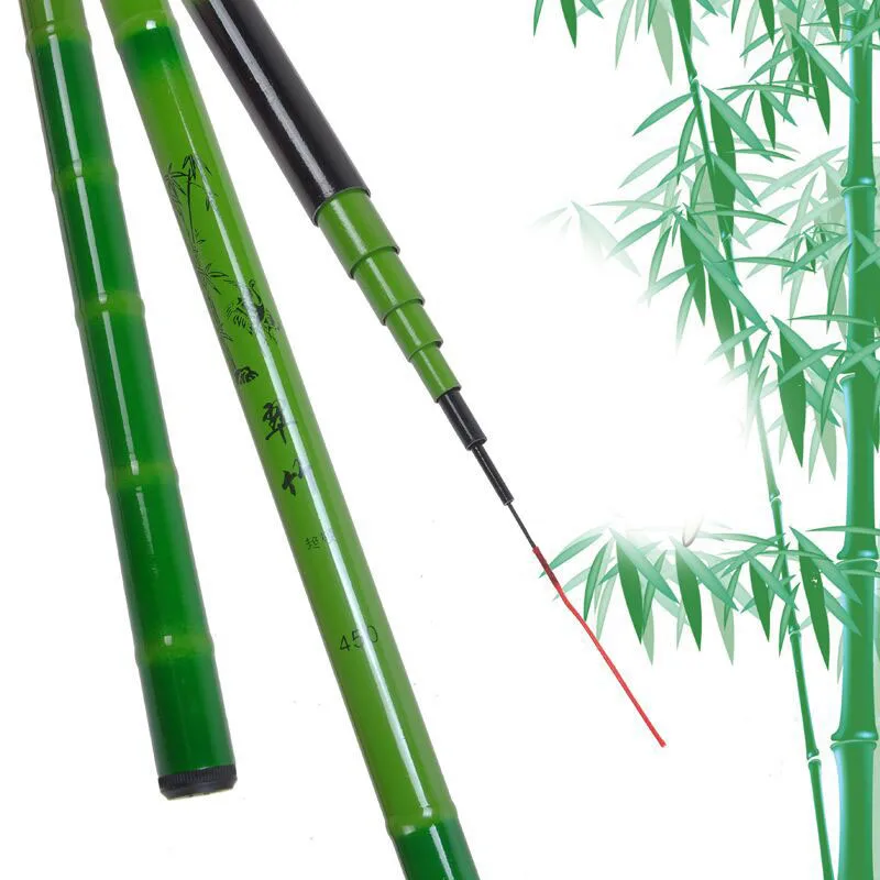 

3.6m 4.5m 5.4m 6.3m 7.2m Portable Stream Fishing Rod FRP Telescopic Fishing Rod Ultra Hard Carp Fishing Non Carbon Stick B501