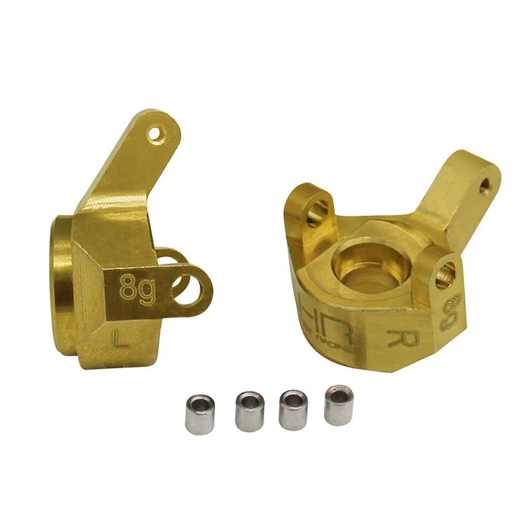 Heavy Brass Front Steering Knuckle Wheel Weights For Axial SCX10II 90046 1/10 RC