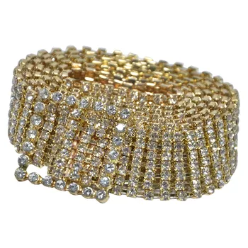 

Waistband Straps Gifts Buckle Shiny Adjustable Metal Fashion Party Adult Crystal Casual Waist Belt Accessories
