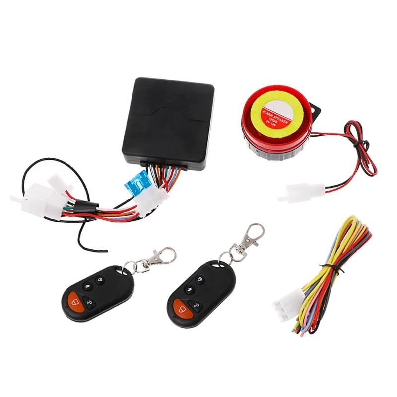

Bike Motorcycle Security Alarm System Immobiliser Remote Control Engine Start U1JF