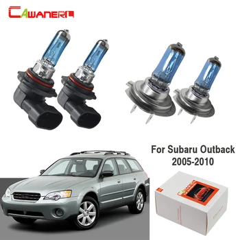 

Cawanerl 4 Pieces 100W Car Light Headlight Halogen Lamp 4300K Warm White For Subaru Outback Wagon 2005-2010