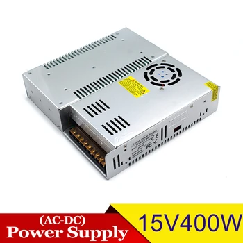 

15 Volt Power Supply DC15V 400W LED Driver Adapter Switching Power Source Transformer 220V 110V AC-DC SMPS for Strip Light CCTV